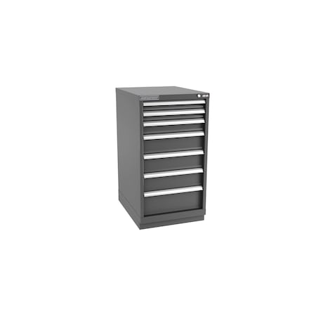 Champion Tool Storage Modular Drawer Cabinet, 7 Drawer, Dark Gray, Steel, 22 in W x 28-1/2 in D x 41-3/4 in H N18000701ILCFTB-DG
